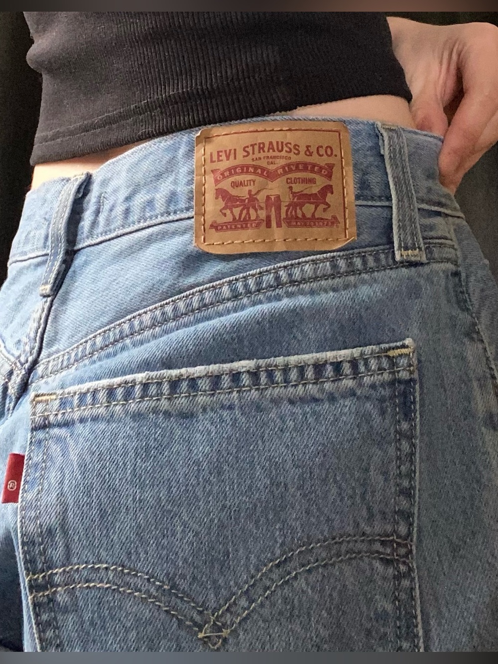Classic Low-Rise Blue Women’s Jeans